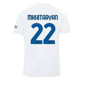 Novo Moški Nogometni dresi Inter Milan Gostujoči 2023-24 tisk Henrikh Mkhitaryan 22 prodajo