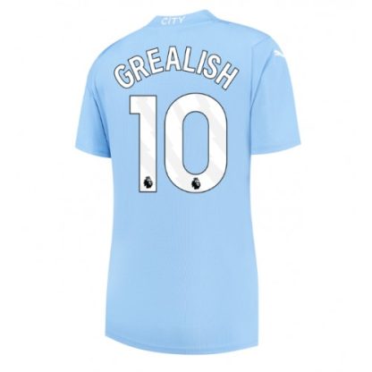 Novo Ženski Nogometni dresi Manchester City Domači 2023-24 Kratek Rokav Jack Grealish 10