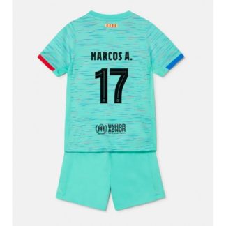 Poceni Otroški Nogometni dresi Barcelona Tretji 2023-24 Kratek Rokav + Kratke hlače Marcos Alonso 17