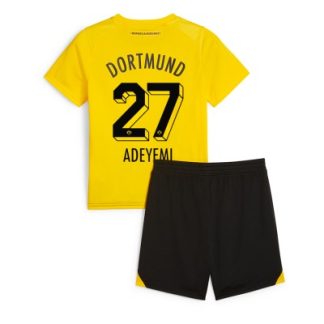 Poceni Otroški Nogometni dresi Borussia Dortmund Domači Kratek Rokav + Kratke hlače 2023-24 Karim Adeyemi 27