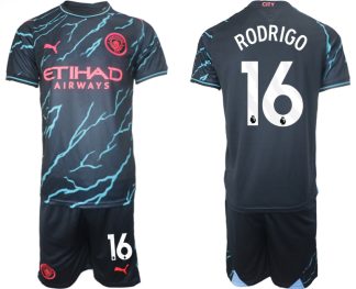 Prodaja Moški Nogometni dresi kompleti Manchester City Tretji 2023/24 Rodrigo 16