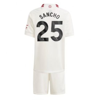 Prodaja Otroški Nogometni dresi Manchester United kompleti Tretji 2023-24 tisk Jadon Sancho 25