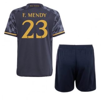 kje kupiti Otroški Nogometni dresi Real Madrid Gostujoči 2023-24 Kratek Rokav + Kratke hlače Ferland Mendy 23
