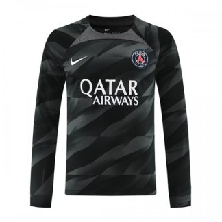 Novo Moški Nogometni dresi Paris Saint-Germain PSG Vratar Gostujoči 2023-24 Dolgi Rokav z lastnim imenom prodajo