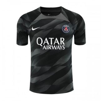 Novo Moški Nogometni dresi Paris Saint-Germain Vratar Gostujoči 2023-24 Kratek Rokav z lastnim imenom prodajo