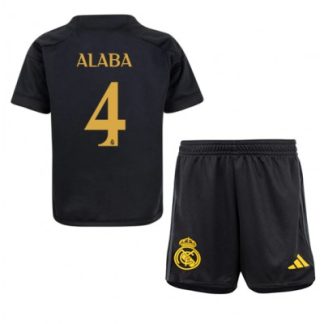 Otroški Nogometni dresi Real Madrid Tretji 2023-24 Kratek Rokav + Kratke hlače David Alaba 4