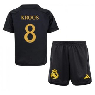 Otroški Nogometni dresi Real Madrid Tretji 2023-24 Kratek Rokav + Kratke hlače Toni Kroos 8