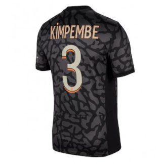 Poceni Moški Nogometni dresi Paris Saint-Germain PSG Tretji 2023-24 Kratek Rokav tisk Presnel Kimpembe 3