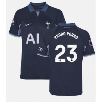 Poceni Moški Nogometni dresi Tottenham Hotspur Gostujoči 2023-24 Kratek Rokav Pedro Porro 23