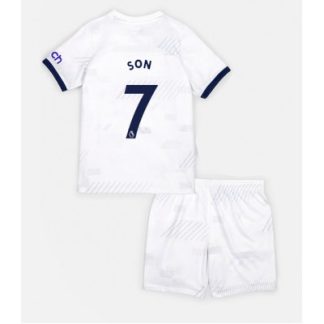 Poceni Otroški Nogometni dresi kompleti Tottenham Hotspur Domači 2023-24 Son Heung-min 7