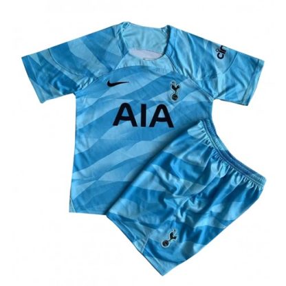 Poceni Otroški Nogometni dresi kompleti Tottenham Hotspur Vratar Domači 2023-24 z lastnim tiskom