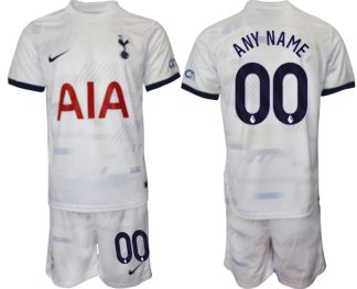 Moški Nogometni dresi kompleti Tottenham Hotspur Domači bela 2023 2024 prodajo