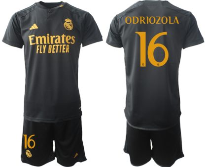 Poceni Moški Nogometni dresi kompleti Real Madrid Tretji 2023-24 Alvaro Odriozola 16
