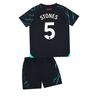 Kupiti Otroški Nogometni dresi kompleti Manchester City Tretji 2023-24 John Stones 5