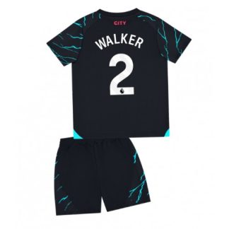 Kupiti Otroški Nogometni dresi kompleti Manchester City Tretji 2023-24 Kyle Walker 2