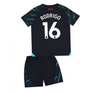 Kupiti Otroški Nogometni dresi kompleti Manchester City Tretji 2023-24 Rodri Hernandez 16