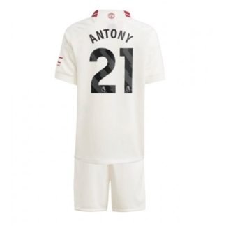Novo prodajo Otroški Nogometni dresi kompleti Manchester United Tretji 2023-24 Antony 21