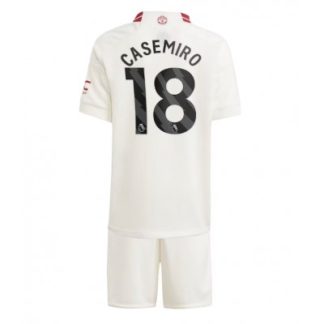 Novo prodajo Otroški Nogometni dresi kompleti Manchester United Tretji 2023-24 Casemiro 18