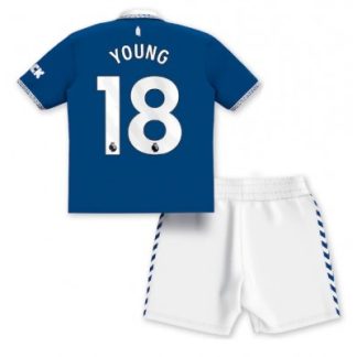Poceni Otroški Nogometni dresi Everton Domači 2023-2024 Ashley Young 18