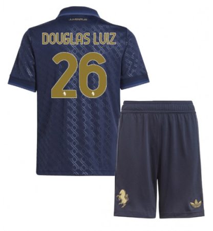 Najcenejši Otroški Nogometni dresi kompleti Juventus Tretji 2024-25 Douglas Luiz 26