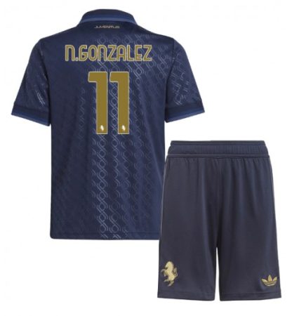 Najcenejši Otroški Nogometni dresi kompleti Juventus Tretji 2024-25 Nicolas Gonzalez 11