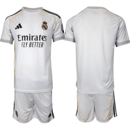 Moški Nogometni Dresi kompleti Real Madrid Domači 2025-26 Prodajo