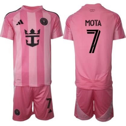 Nakup Moške Nogometnih dresov za nogomet Inter Miami CF Domači 2025-26 Jean Mota 7
