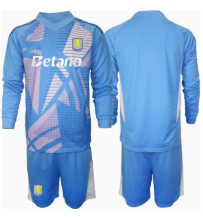 Otroške Nogometnih dresov za otroke Aston Villa Vratar Tretji 2024-25