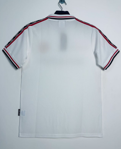 Prodajo Moški Retro Nogometni dresi Manchester United 1998 z lastnim tiskom