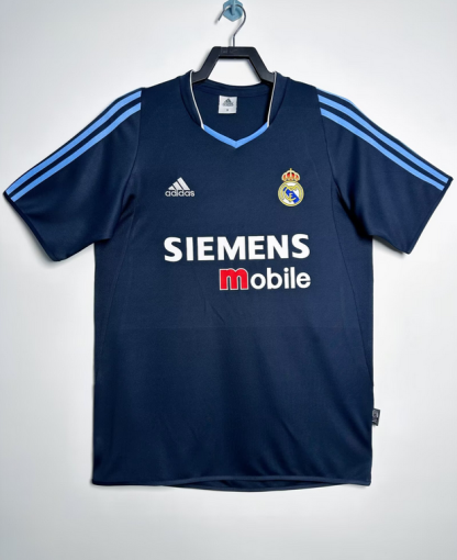 Prodajo Retro Nogometni dresi Real Madrid Gostujoči 2003-04 Kratek Rokav