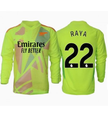 Nakup Moški Nogometni Dresi Arsenal Vratar Domači 2024-25 David Raya 22