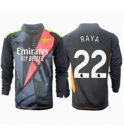 Poceni Moški Nogometni Dresi Arsenal Vratar Tretji 2024-25 Kratek Rokav David Raya 22