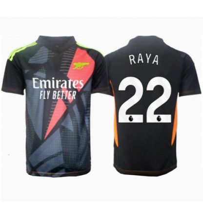 Nakup Moški Nogometni Dresi Arsenal Vratar Tretji 2024-25 črna David Raya 22