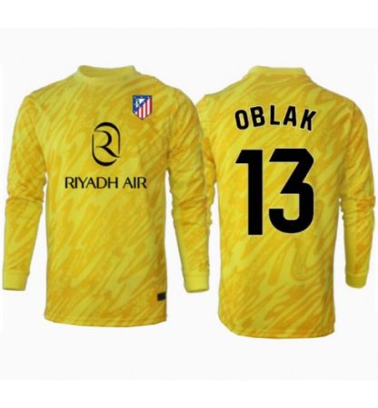 Nogometni Dresi Atletico Madrid Vratar Tretji 2024-25 Moški rumena Dolgi rokavi Jan Oblak 13