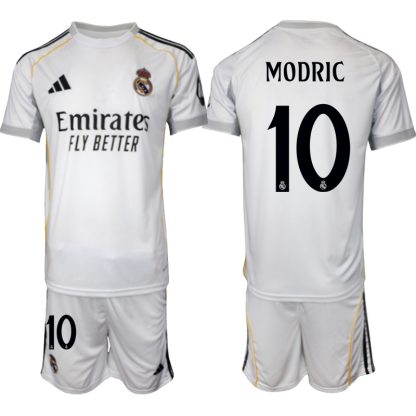 Novi Moški Nogometni Dresi kompleti Real Madrid Domači 2025-26 Luka Modric 10