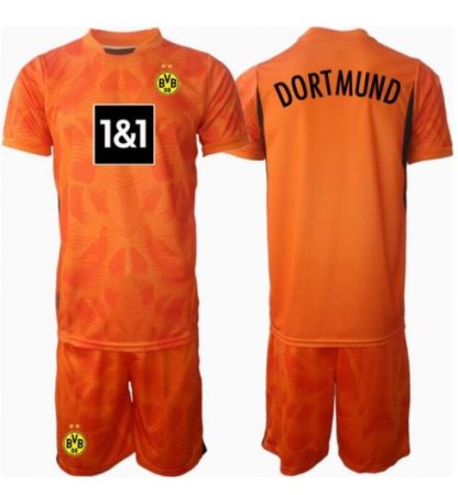 Otroški Nogometni Dresi kompleti BVB Borussia Dortmund Vratar Tretji 2024-25 Prodaja