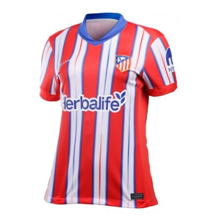 Ženski Nogometni dresi za nogomet Atletico Madrid Domači 2024-25 Kratki rokavi