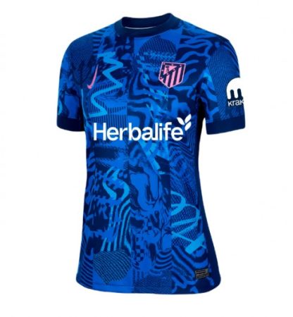 Poceni Ženski Nogometni dresi Atletico Madrid Tretji 2024-25 Kratki rokavi
