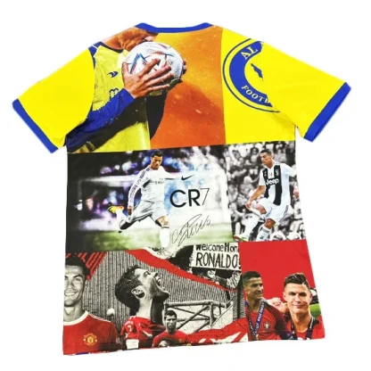 Najcenejši Moški Nogometni dresi Al-Nassr 2025-2026 Kratek Rokav Cristiano Ronaldo CR7