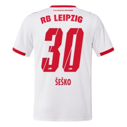 Nogometni dresi RB Leipzig Domači 2025-26 z imenom Benjamin Sesko 30