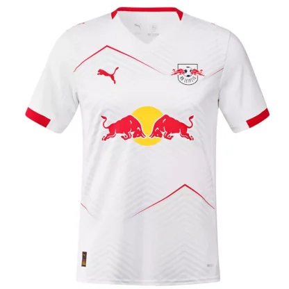 Najcenejši Nogometni dresi RB Leipzig Domači 2025-26 Moški tisk Bitshiabu 5
