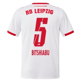 Najcenejši Nogometni dresi RB Leipzig Domači 2025-26 Moški tisk Bitshiabu 5
