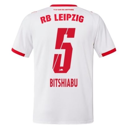 Najcenejši Nogometni dresi RB Leipzig Domači 2025-26 Moški tisk Bitshiabu 5