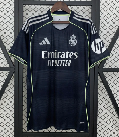 Najcenejši Moški Nogometni dresi Real Madrid Gostujoči 2025-26 Kratek Rokav