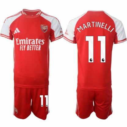 Moški Nogometni dresi Kompleti Arsenal Domači 2025-26 z imenom Gabriel Martinelli 11
