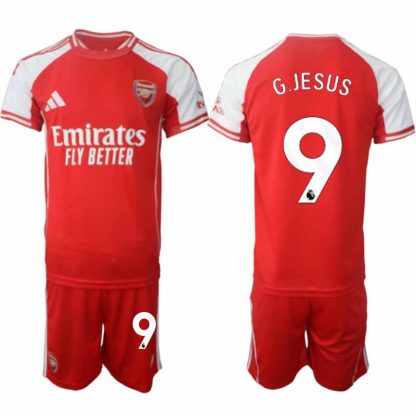Moški Nogometni dresi Kompleti Arsenal Domači 2025-26 z imenom Gabriel Jesus 9