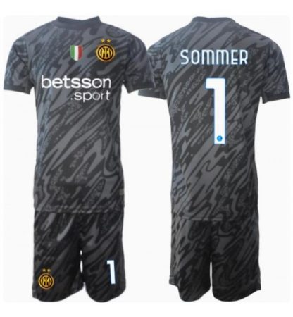 Kupiti Otrošk Nogometni dres Inter Milan Vratar Tretji 2024-25 Yann Sommer 1