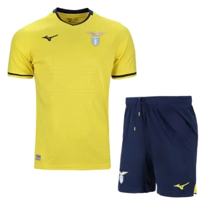 Poceni Otroški Nogometni Dresi za otroke Lazio Gostujoči 2024-25