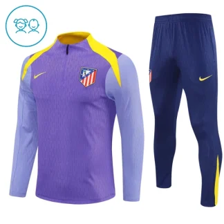 Novo Otroški Nogometni dresi kompleti Atletico Madrid 2025-26 Za Trening Vijolična
