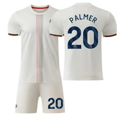 Poceni Otroški Nogometni dresi Chelsea Gostujoči 2025-26 Cole Palmer 20